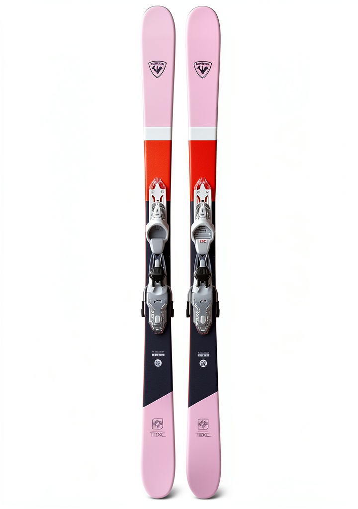 Rossignol 2024 downhill ski on a snowy slope
