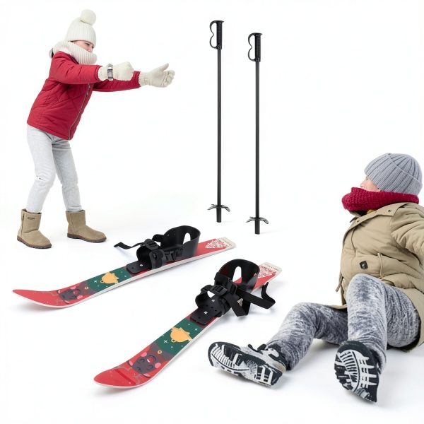 Kids Ski Set yoakaiax Lightweight Plastic Design-0