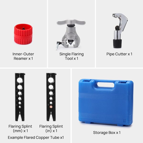 TURBRO Flaring Tool Kit Electric Manual 7 Sizes-6