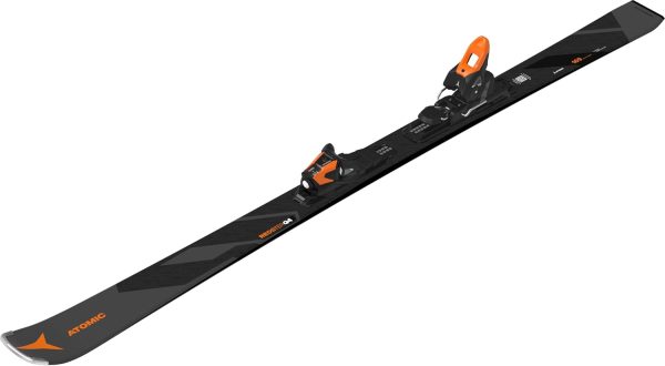 Atomic Redster Q4 Alpine Skis Grey Black Wood-6