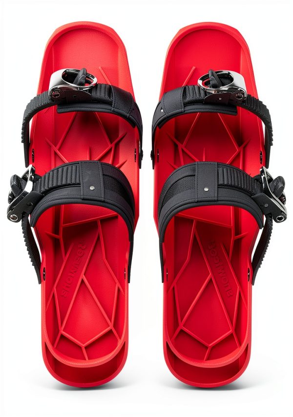 Snowfeet Skiskating Red Fiberglass Design Adults-1