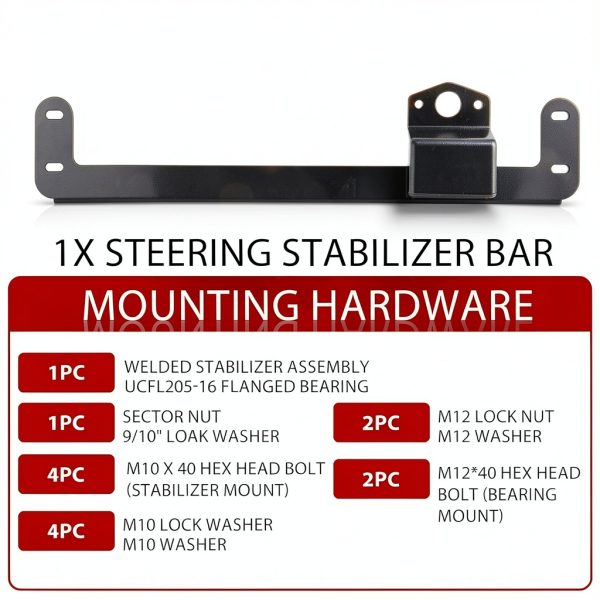 Steering Stabilizer Bar ECOTRIC Steel Truck-4