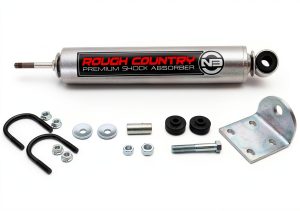 Front Steering Stabilizer Rough Country Chrome-0