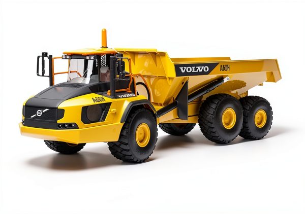Volvo A60H Articulated Hauler Toy Truck by Broder-12