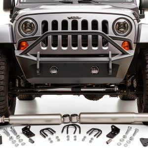 Dual Steering Stabilizer Yoursme Steel Front Jeep-0