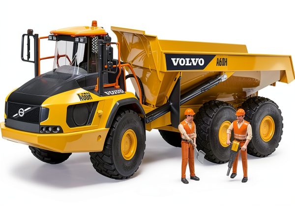 Volvo A60H Articulated Hauler Toy Truck by Broder-5