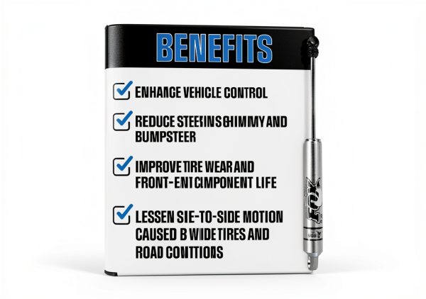 TrendsAuto Front Steering Stabilizer Metal-4