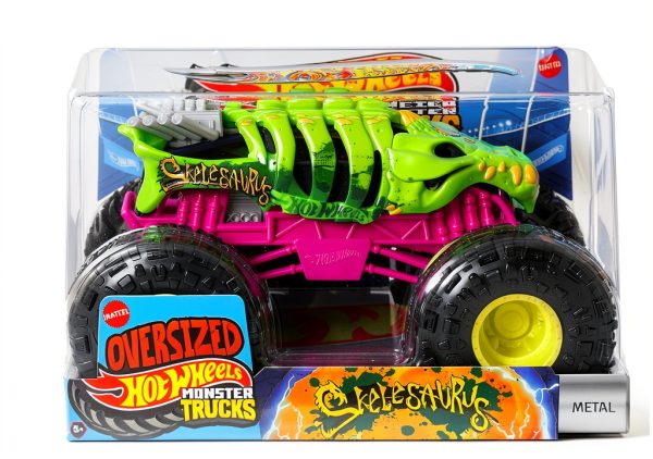 Mattel Monster Trucks 1:24 Scale Die-Cast Metal-0