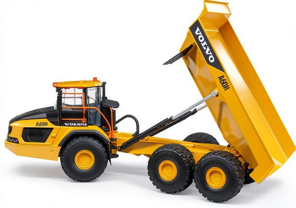 Volvo A60H Articulated Hauler Toy Truck by Broder-3