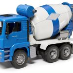 MAN TGA Cement Mixer Truck by Bruder 1:16 Scale Tilting Cab Toy-0