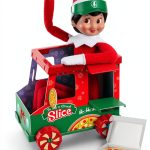 Elf on the Shelf Pizza Props Kit The Lumistella Toy Truck Set-0