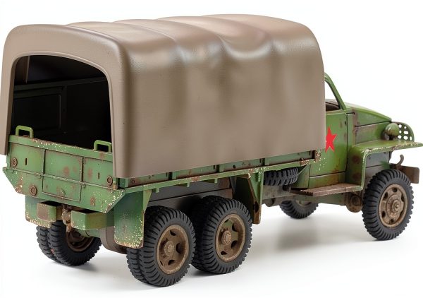 Studebaker US6 Truck Model by Warlord Games 1/56 Hard Plastic Kit-4