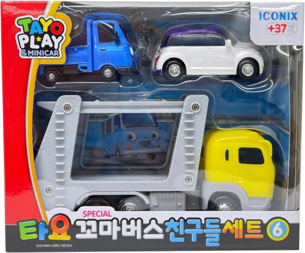 The Little Bus Tayo Toy Truck ICONIX Durable Plastic Ages 3-10-0