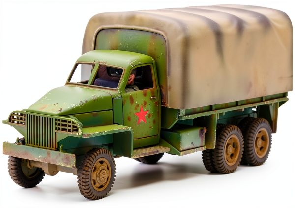 Studebaker US6 Truck Model by Warlord Games 1/56 Hard Plastic Kit-3