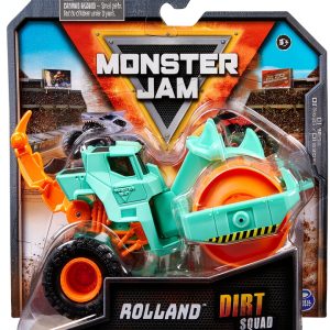 Spin Master Monster Jam Dirt Squad 1:64 Figure Truck with Moving Claw-0