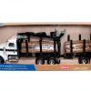 TOMY Big Farm Logging Truck Toy with Lights Sounds and Crane for Kids-2
