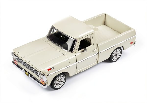 Motormax 1:24 Die-Cast Metal Pickup Truck Toy – White Classic-3