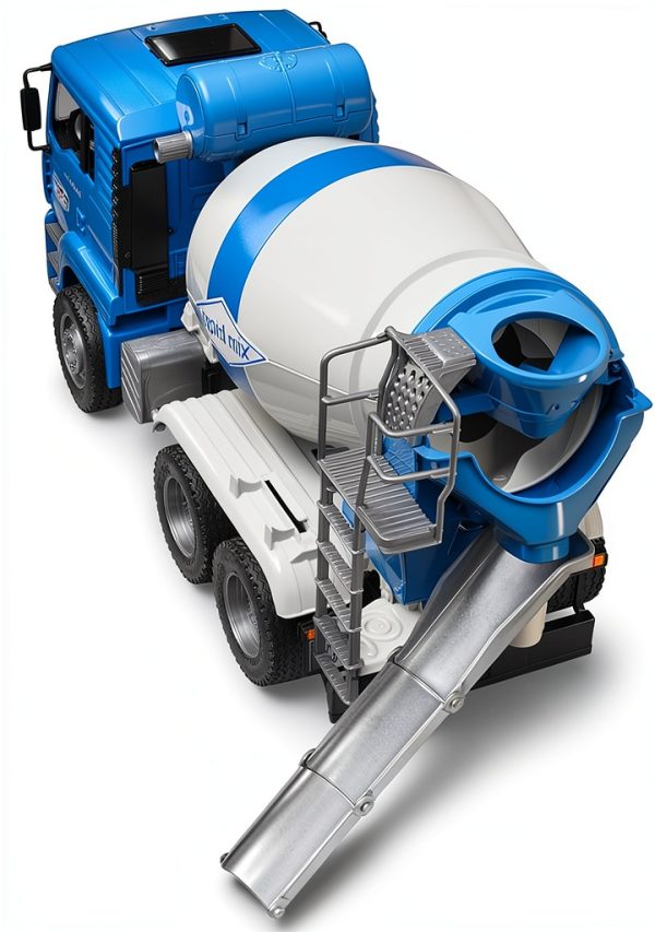 MAN TGA Cement Mixer Truck by Bruder 1:16 Scale Tilting Cab Toy-4