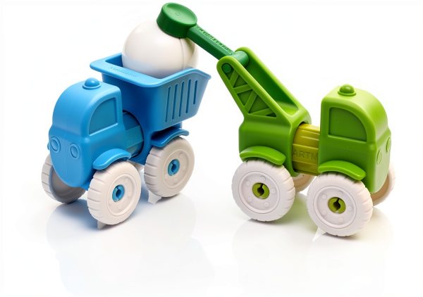 SmartMax Magnetic Discovery Vehicle Set 13-Piece Toddler STEM Building-4