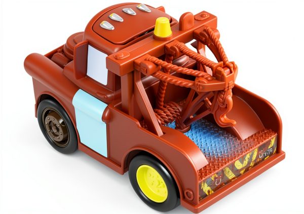 Mattel Disney Cars Mater Track Talker Toy Truck with Sound-4
