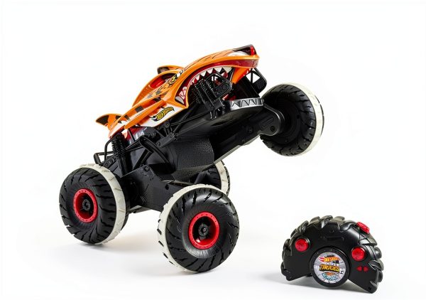 Hot Wheels Unstoppable Tiger Shark RC Monster Truck 1:15 Scale-0