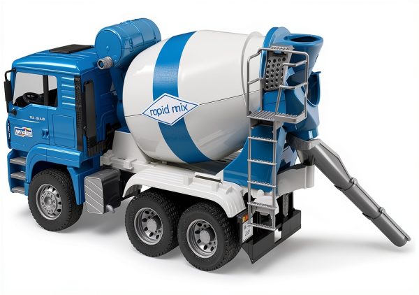 MAN TGA Cement Mixer Truck by Bruder 1:16 Scale Tilting Cab Toy-3
