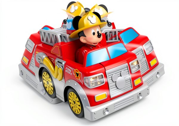 Jam'n Disney Junior Mickey 5.5" RC Toy Truck with 2.4 GHz TPR Tires-0
