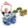 DIY Toy Car Set Cheerful Toys – Metal Body, Rubber Wheels, Pull‑Back-3