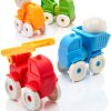 SmartMax Magnetic Discovery Vehicle Set 13-Piece Toddler STEM Building-3