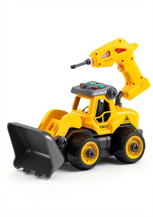 USA Toyz 4-in-1 STEM RC Truck Building Set with Rechargeable Battery-1