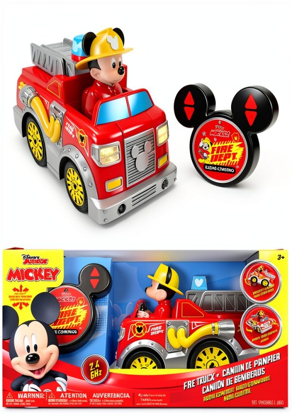 Jam'n Disney Junior Mickey 5.5" RC Toy Truck with 2.4 GHz TPR Tires-2