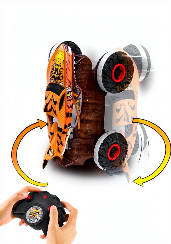 Hot Wheels Unstoppable Tiger Shark RC Monster Truck 1:15 Scale-3