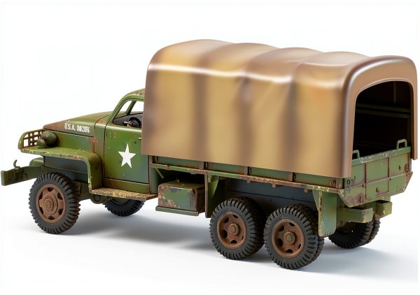 Studebaker US6 Truck Model by Warlord Games 1/56 Hard Plastic Kit-2