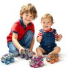 DIY Toy Car Set Cheerful Toys – Metal Body, Rubber Wheels, Pull‑Back-4