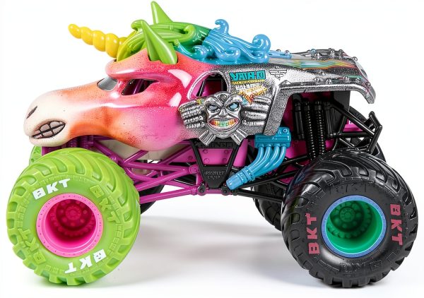 Spin Master Monster Jam Nitro Neon 1:64 Scale 2-Pack Monster Trucks-8