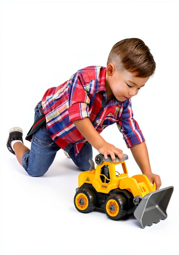 USA Toyz 4-in-1 STEM RC Truck Building Set with Rechargeable Battery-5
