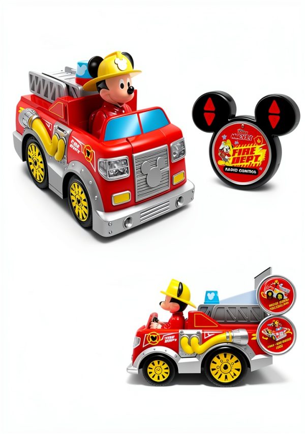 Jam'n Disney Junior Mickey 5.5" RC Toy Truck with 2.4 GHz TPR Tires-1