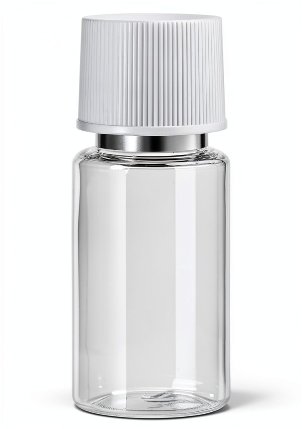 uxcell Plastic Lab Chemical Reagent Bottle, 10ml/0.34oz Wide Mouth Sample Sealing Liquid Storage Container, Transparent 20pcs-0