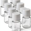 uxcell Plastic Lab Chemical Reagent Bottle 5ml Wide Mouth Transparent-0