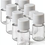 uxcell Plastic Lab Chemical Reagent Bottle 5ml Wide Mouth Transparent-0