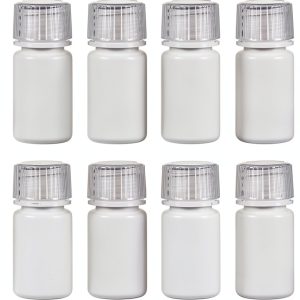 Plastic Lab Chemical Reagent Bottle uxcell 15ml Leak‑Proof Storage-0