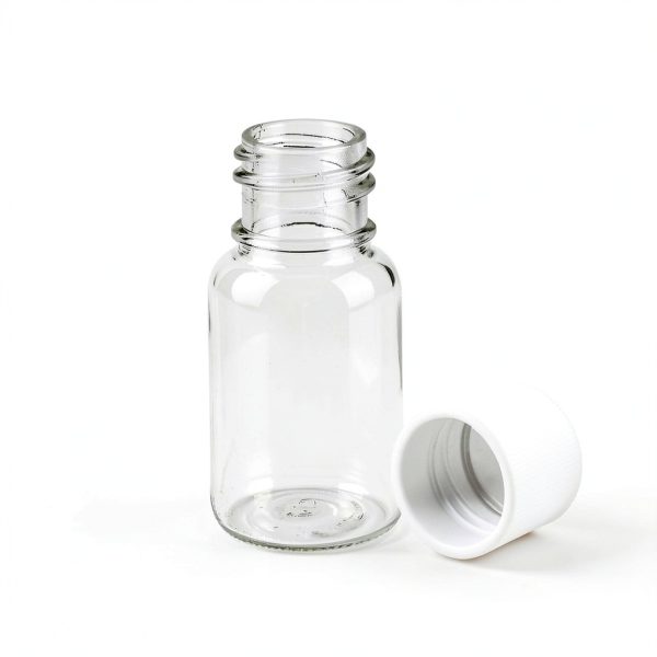 uxcell Plastic Lab Chemical Reagent Bottle, 10ml/0.34oz Wide Mouth Sample Sealing Liquid Storage Container, Transparent 20pcs-2