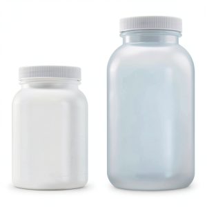 HDPE Wide Mouth Jar 2000mL by JG Finneran 9-205 White PP Closure-0