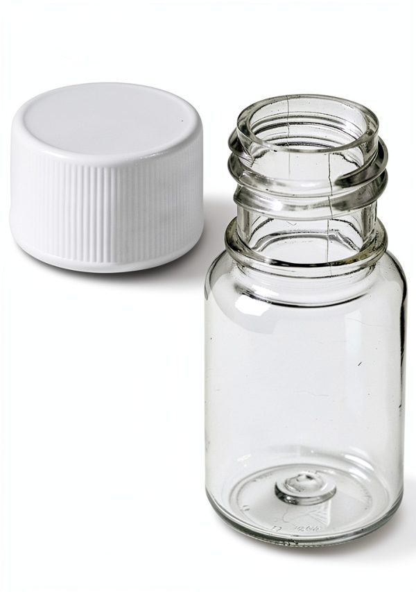 uxcell Plastic Lab Chemical Reagent Bottle 5ml Wide Mouth Transparent-2