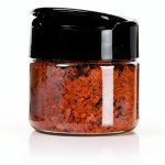 Juce Jugz VTM 1 oz Plastic Spice Jars with Black Flapper Lids 16 Pack-0
