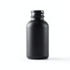 1 oz Glass Bottle by The Bottle Depot Boston Round Black Frosted-3
