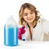 Hoolerry 1 Gallon Plastic Jug 8 Pack Clear HDPE Leak-Resistant Lids-4