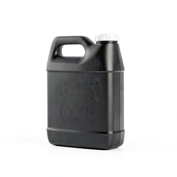2.5 gallon HDPE jug, Priority Plastics F style container, white cap-3