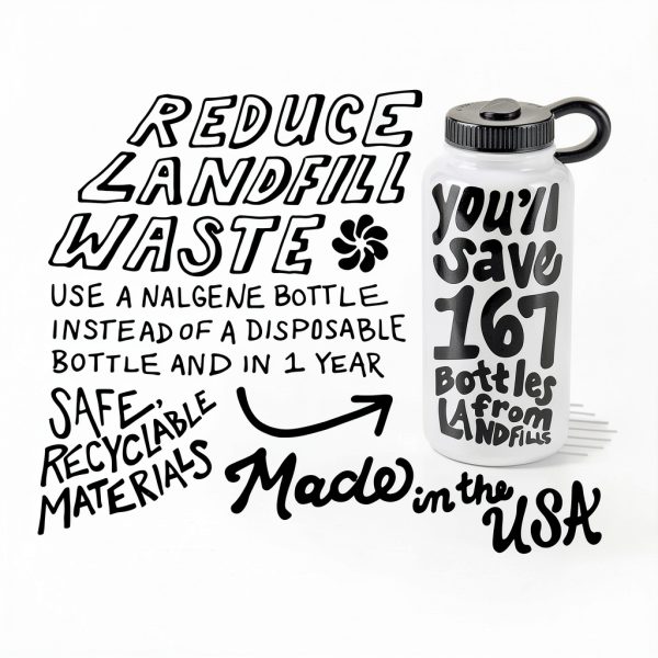Nalgene HDPE Narrow Mouth Round Container 4 Oz Outdoor Bottle-4